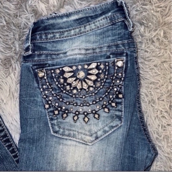 Miss Me Jeans Signature Rise Boot Cut Size 27 - Picture 7 of 11